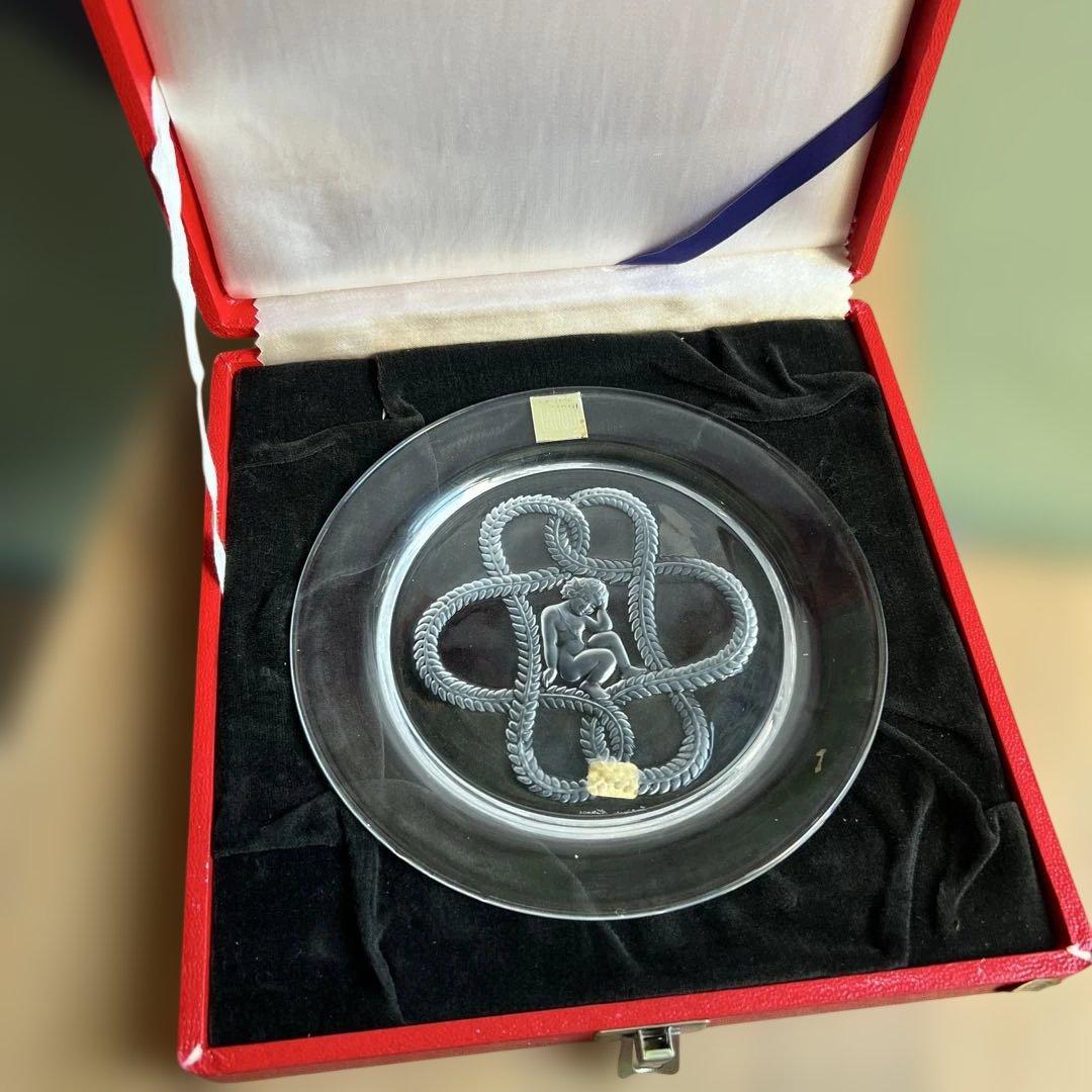 ルネ・ラリック　クリスタルガラス皿　6/6