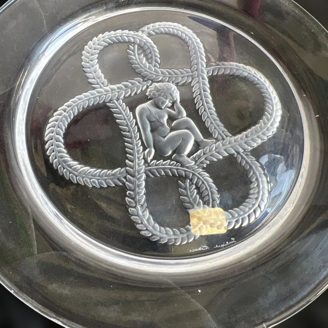 ルネ・ラリック　クリスタルガラス皿　6/6