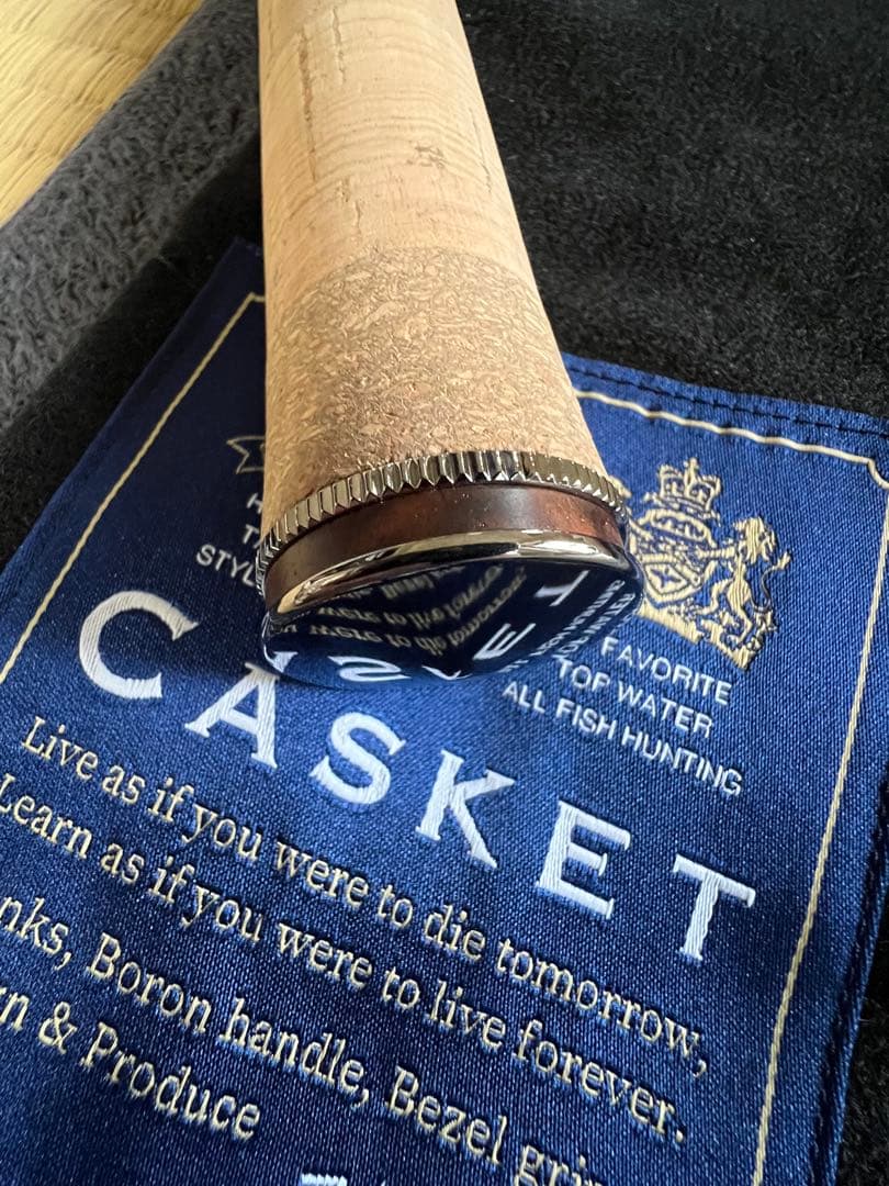 カスケット5ftボロンハンドル　エンブレムウッド　新品未使用品