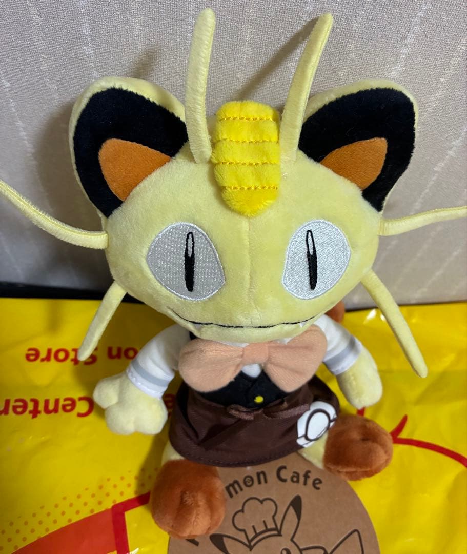 【タグ付き】 Pokemon Cafe ニャース ぬいぐるみ ポケモンカフェ