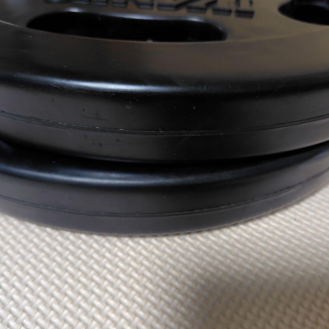 IVANKO ダンベルプレート 10kg 2枚セット ラバープレート 28mm