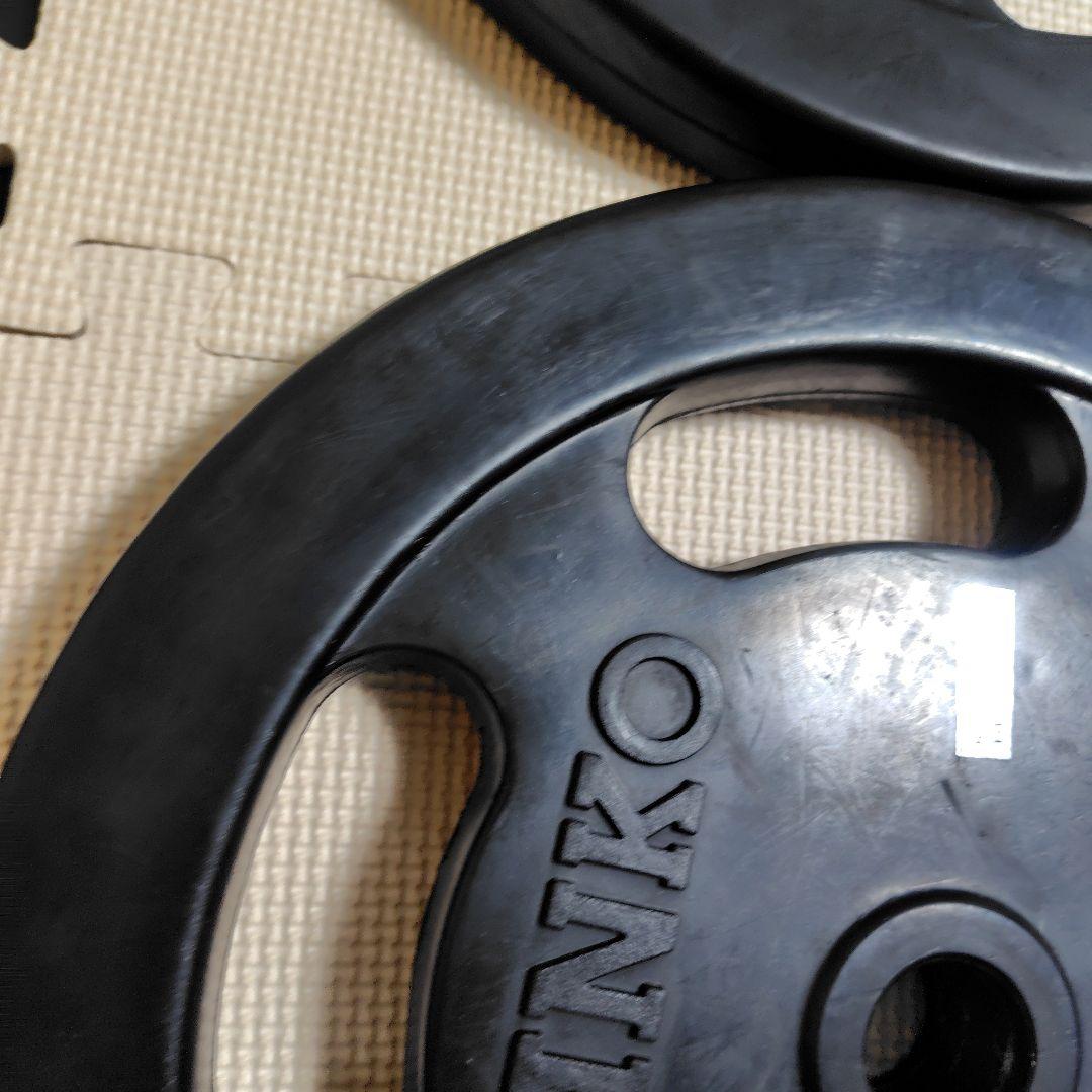 IVANKO ダンベルプレート 10kg 2枚セット ラバープレート 28mm