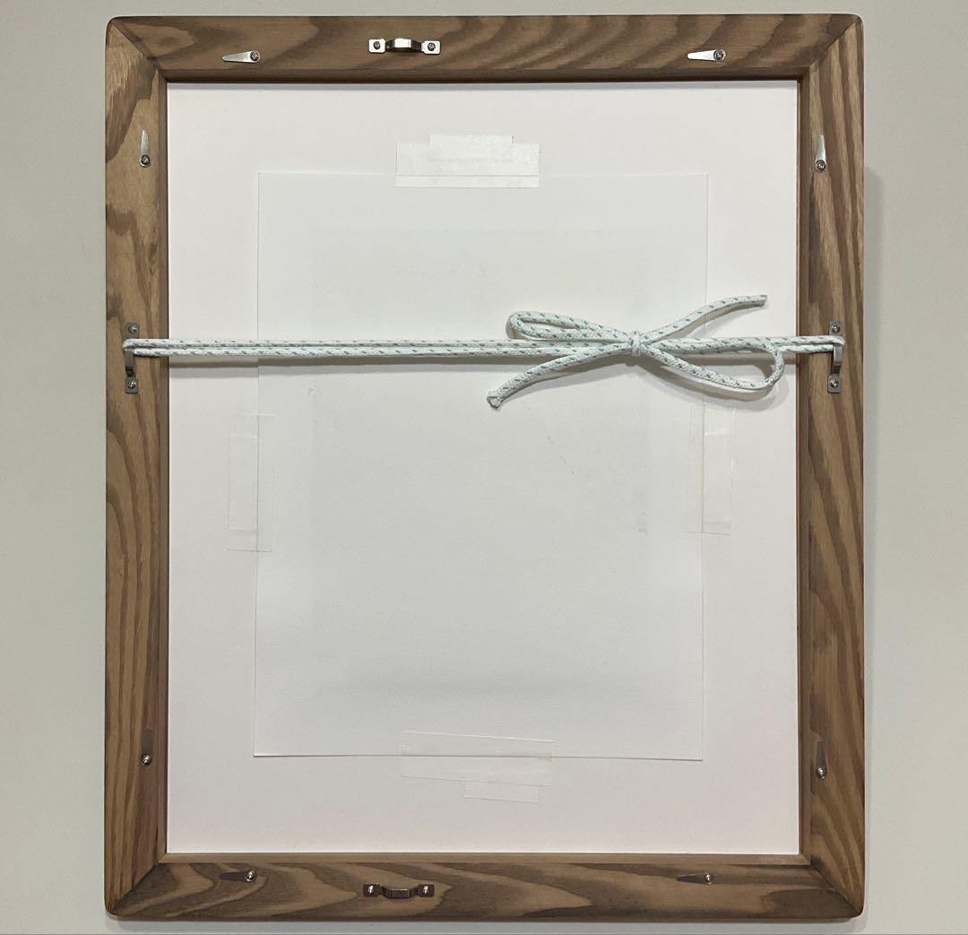 絵画・額縁・版画・安川眞慈・新品未使用・赤富士開運・美術品・インテリア・雑貨