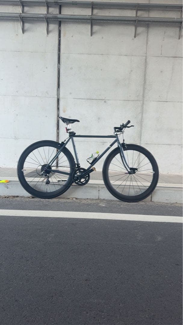 無名クロモリロードバイク