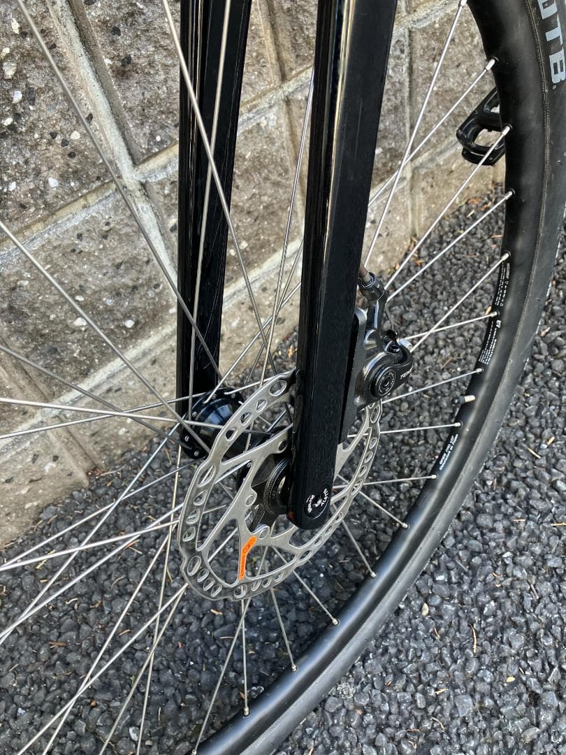 【直接取引限定】チタンフレーム グラベルバイク フラットバー サイズ52