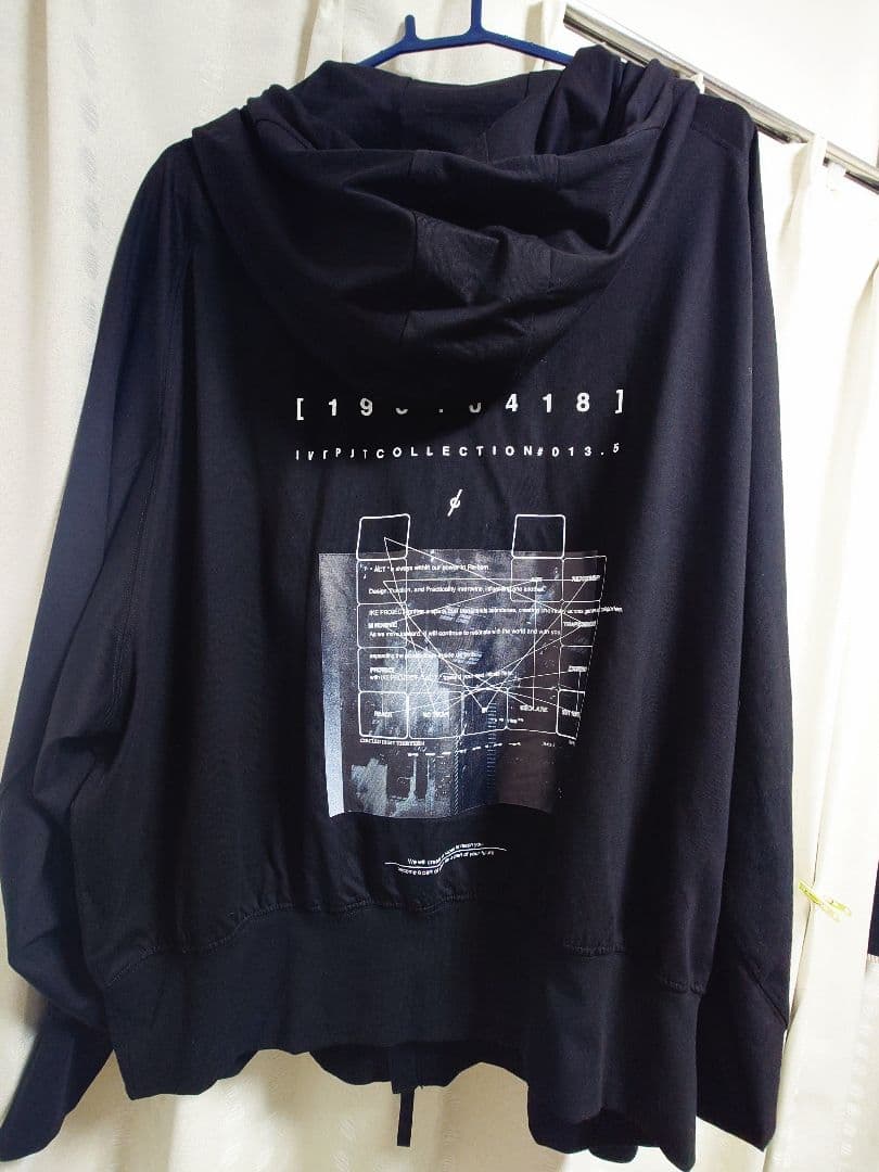 アイケーイー BOMBER HOODIE #013.5 BLACK size1