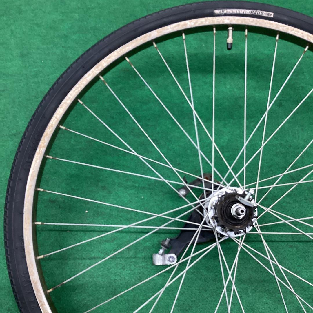 ステンレスリム　後輪 26インチ 内装3段 ローラーブレーキ 電動アシスト自転車