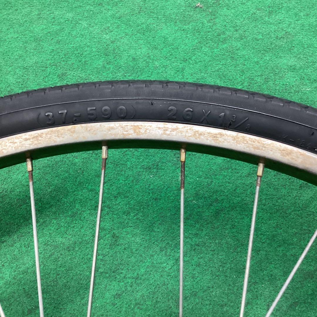 ステンレスリム　後輪 26インチ 内装3段 ローラーブレーキ 電動アシスト自転車