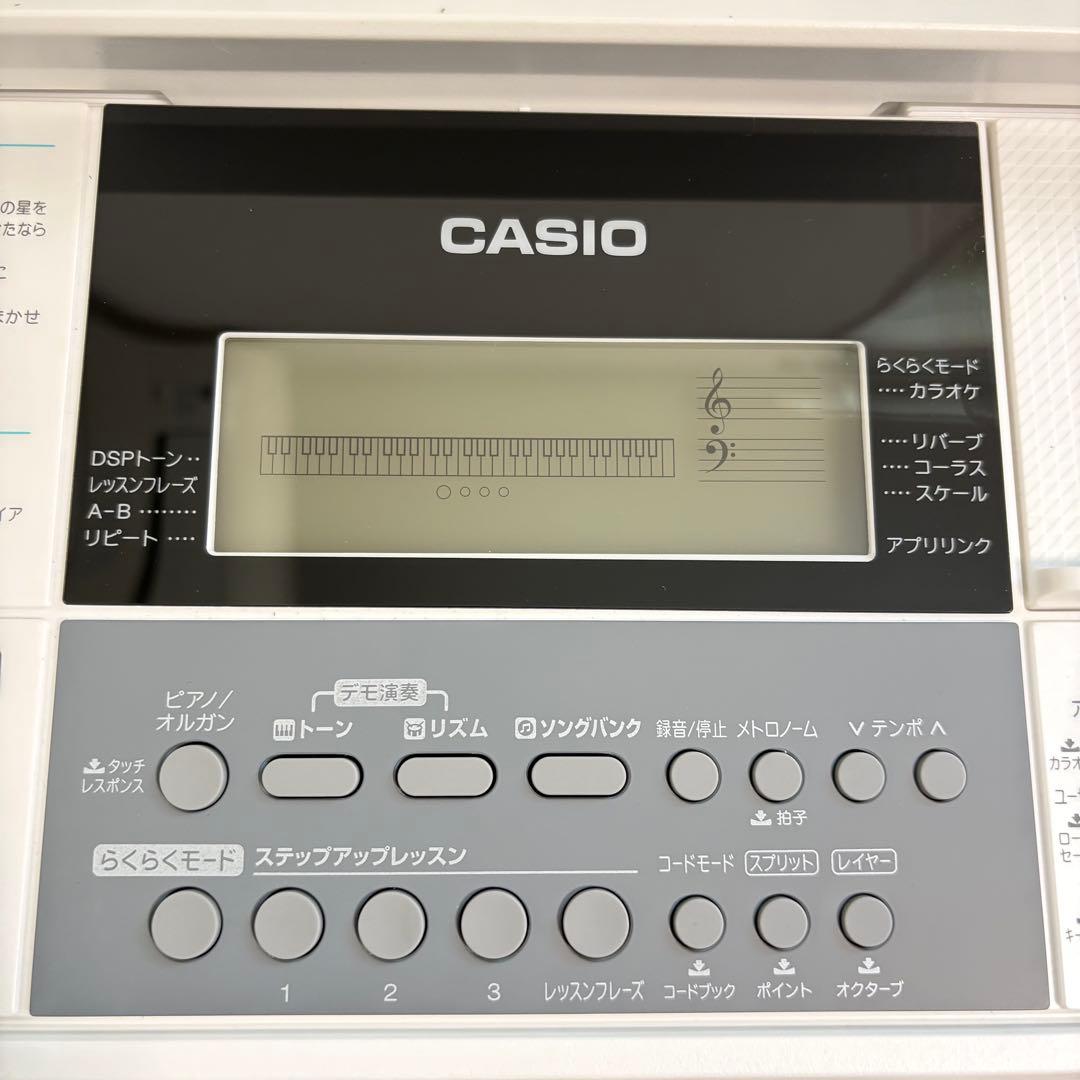 美品✨スタンド付き CASIOカシオ光ナビゲーションキーボードLK-516