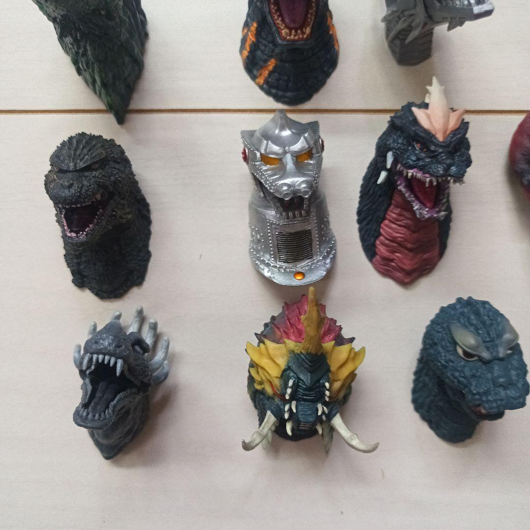 ゴジラ　モンスターヘッドマグネット　27体セット