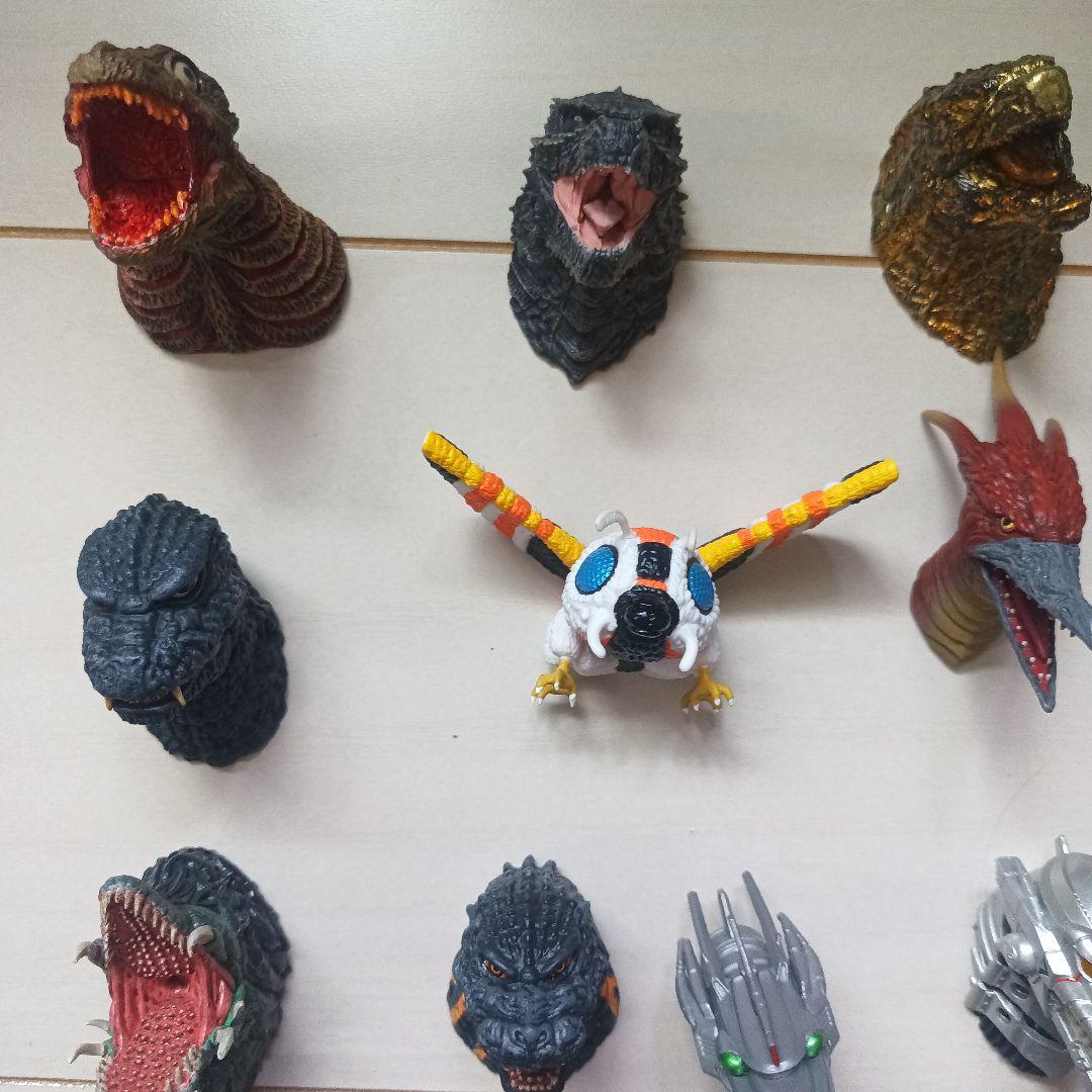 ゴジラ　モンスターヘッドマグネット　27体セット