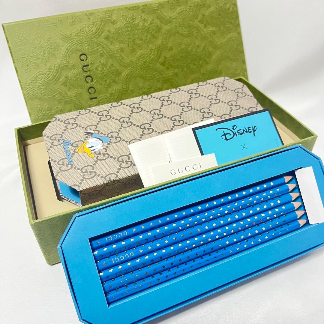 未使用GUCCIグッチディズニーコラボ ドナルドダック 鉛筆 筆記用具 文房具