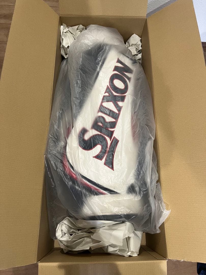 SRIXONキャディバッグ ホワイト/ブラック/レッド