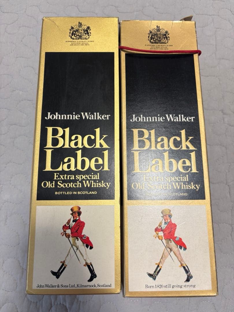 Johnnie Walker Black Label 2本セット　古酒