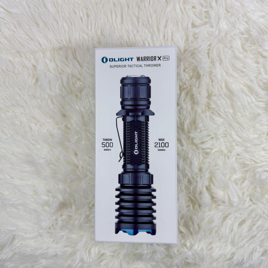 Olight warrior X pro フラッシュライト ブラック