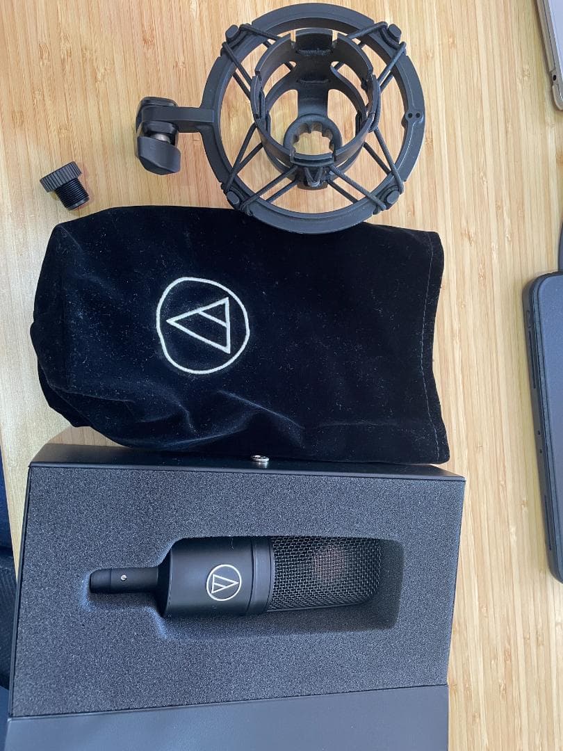 オーディオテクニカ AT4040 マイク（ショックマウントゴム欠損あり