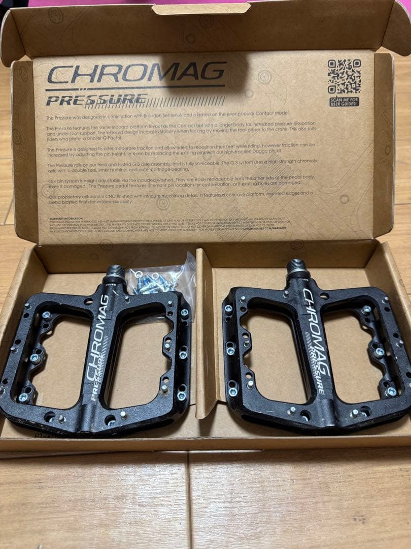 ☆ chromag クロマグ pressure プレッシャー　ペダル　美品 ☆
