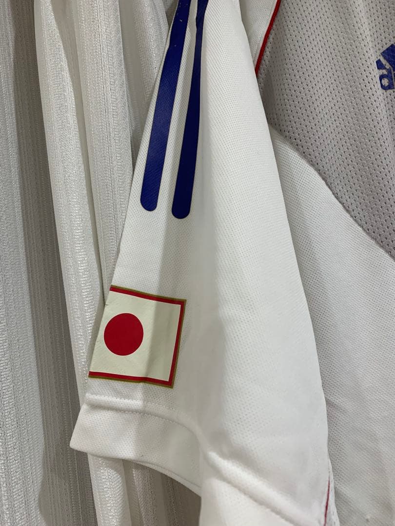 戸田和幸 21番 ユニフォーム 日本代表 2002年 日韓 w杯 アウェイ L