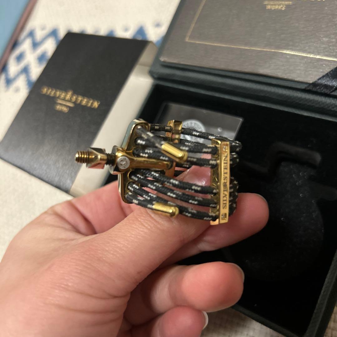 シルバースタイン ♭Bクラリネット／A.Sax用　リガチャー　エストロ