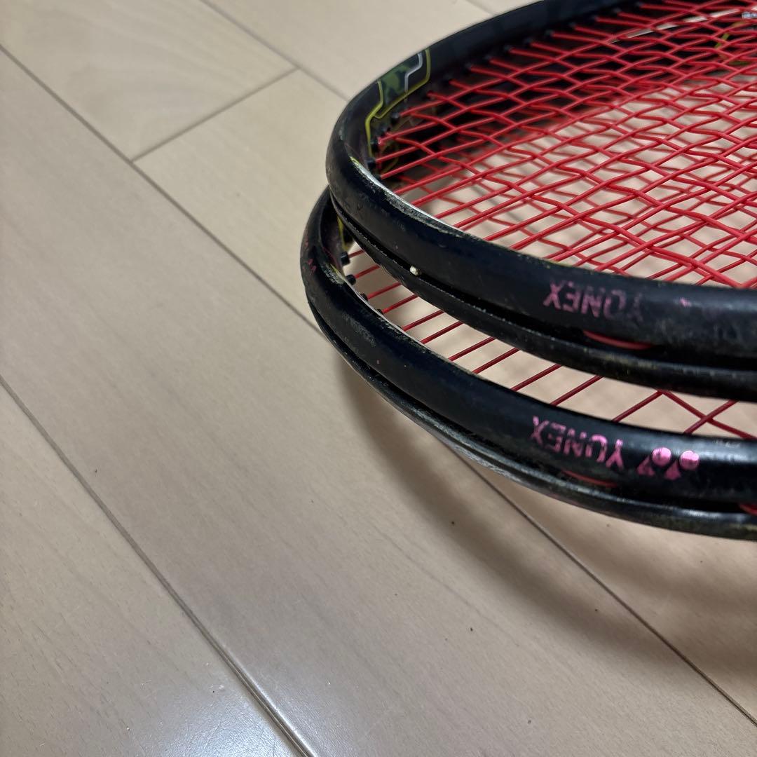 YONEX EZONE Ai100 テニスラケット 2本セット　ジャンク品
