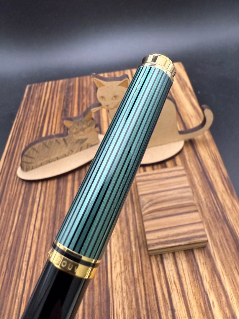 PELIKAN ボールペン K800 緑縞