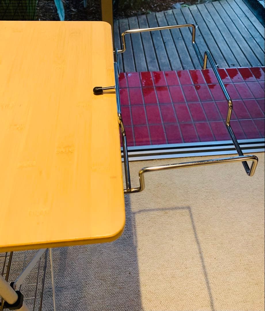 peak フィールドキッチン 竹テーブル➕ガビングフレーム