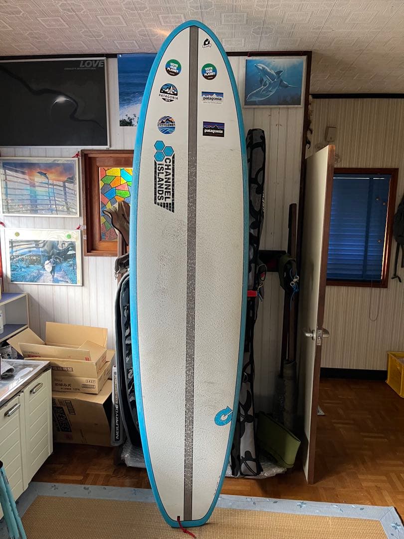 アルメリックサーフボード。chancho7.6Blue美品