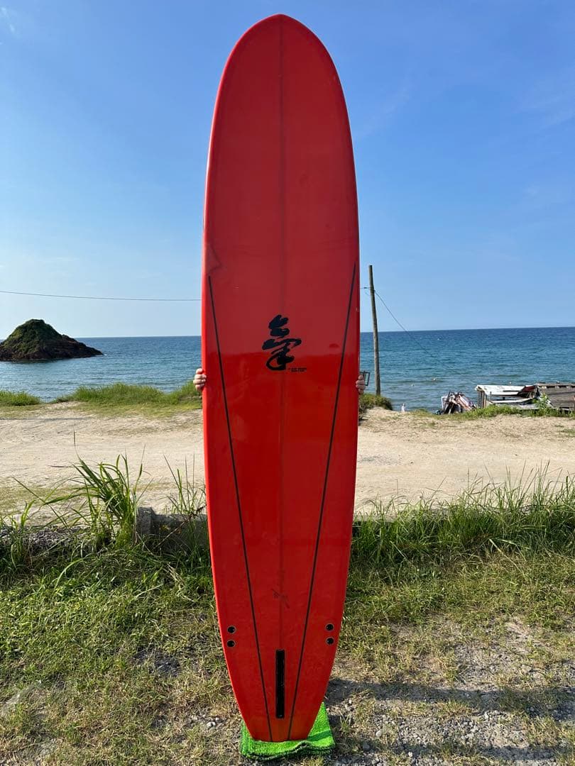ロングボード　氣サーフボード　櫛本氏シェイプ