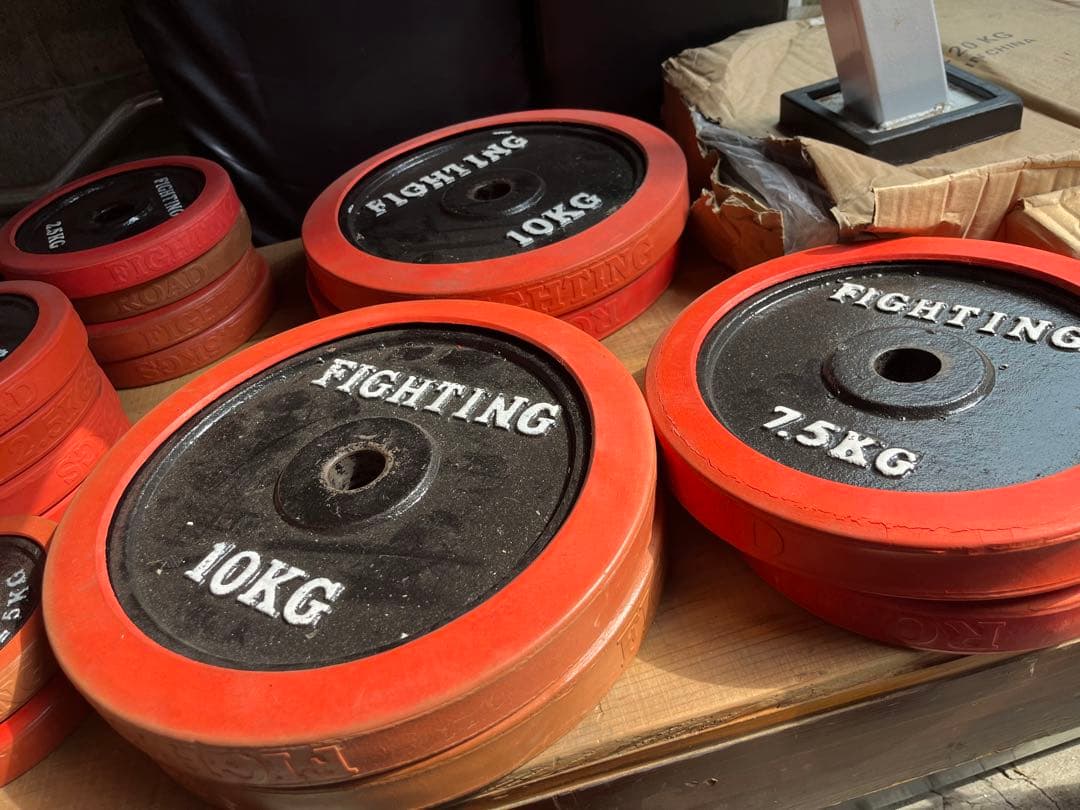 FIGHTING ダンベルプレート 総重量 １７０キロ　引き取り限定
