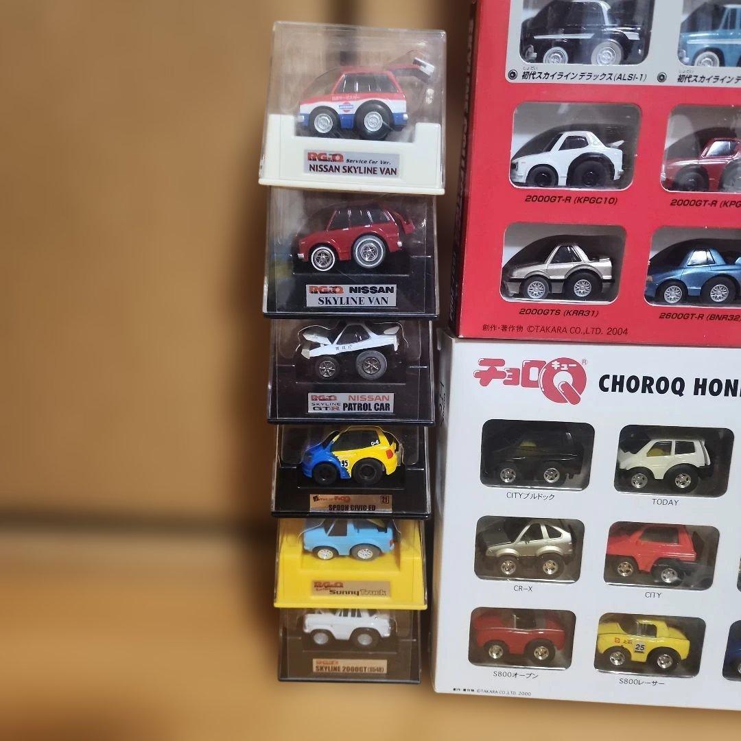 チョロQ スカイライン、ホンダコレクション、北海道増毛町消防車等　ジャンク扱い