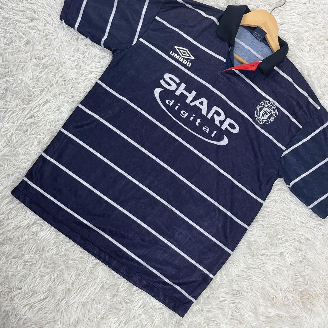 マンチェスターユナイテッド　ゲームシャツ　ユニフォーム　古着　90s
