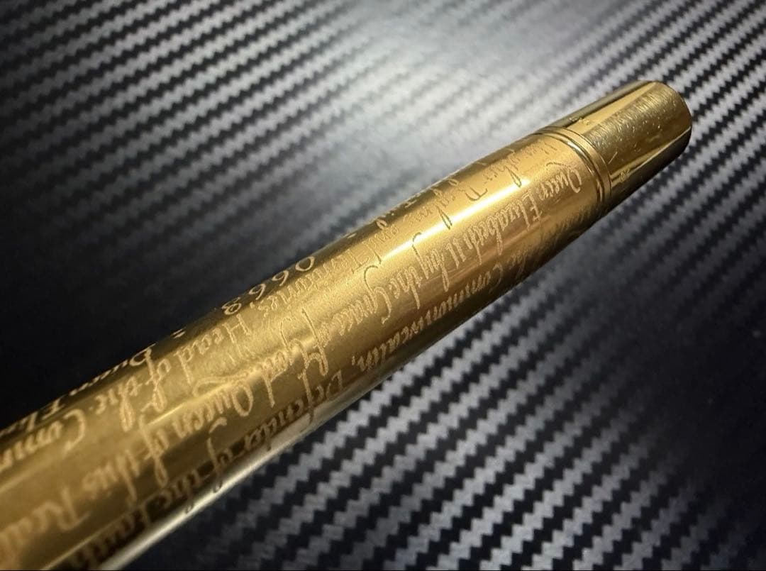 美品 パーカー デュオフォールド エリザベス女王 M 中字 万年筆