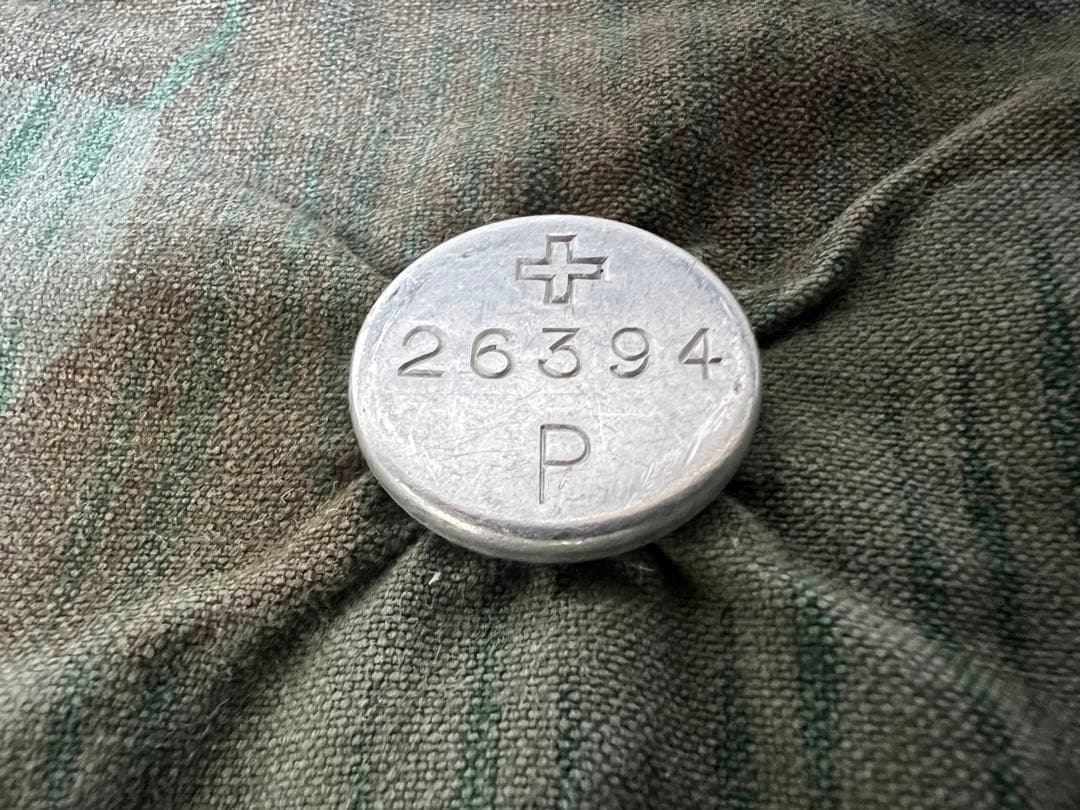 実物 40s スイス軍幕 スプリンターカモ ツェルトバーン ミリタリー テント