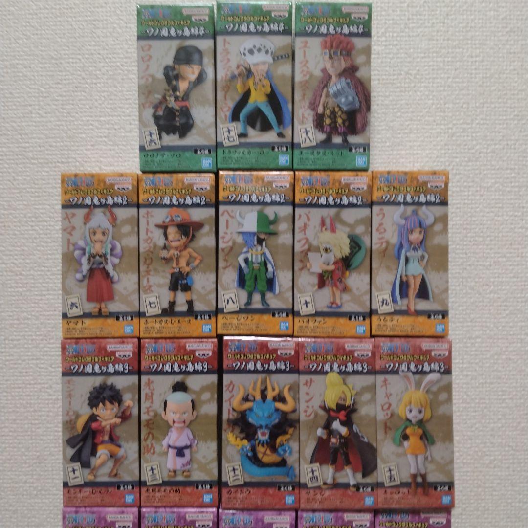 ワンピースワールドコレクタブルフィギュア　ワノ国鬼ヶ島編まとめ売り