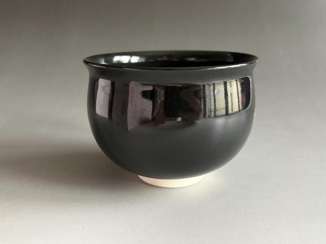 加藤永山　色絵白蕪　茶碗　茶道具