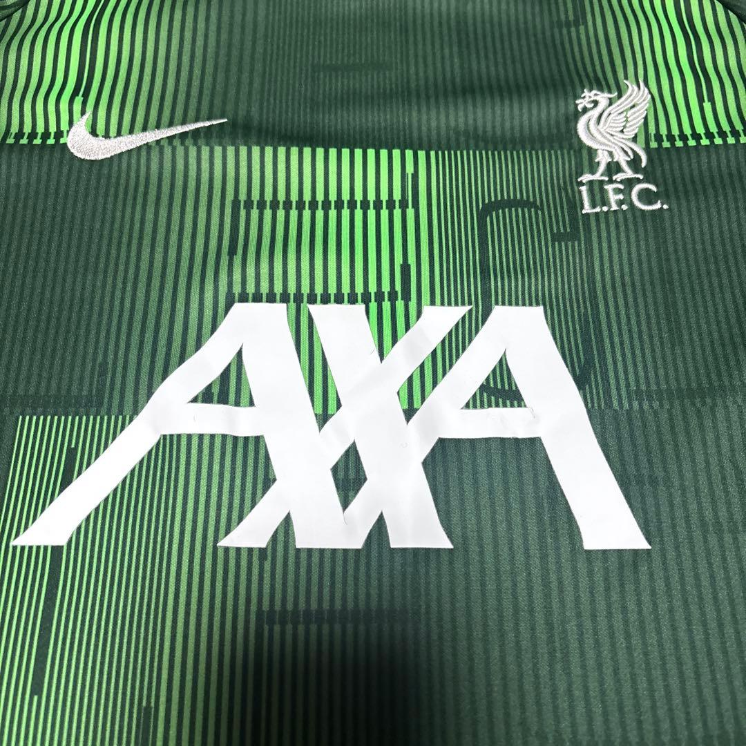 リバプールFC 緑色 ゴールキーパーシャツ