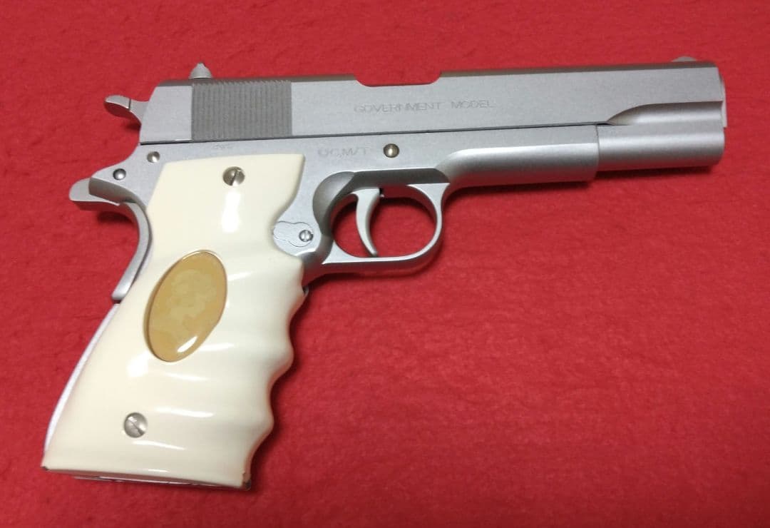 WA 緋弾のアリア コルトガバメント シルバー ブラック 2丁セット