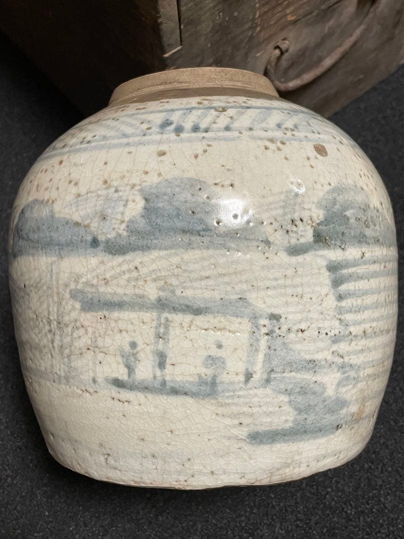 江戸時代の壺　古董品