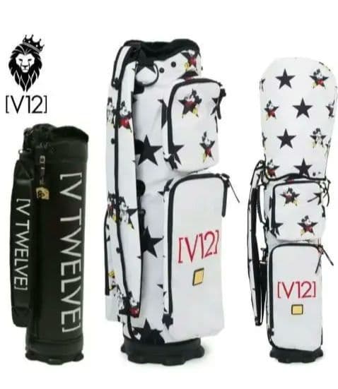 新品☆V12 ゴルフ ×ディズニーコラボ 8.5型 キャディバッグ☆ミッキー