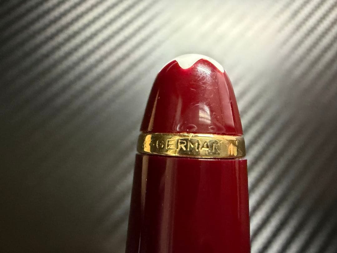 モンブラン マイスターシュテュック 144 ボルドー 全金 M 中字 万年筆