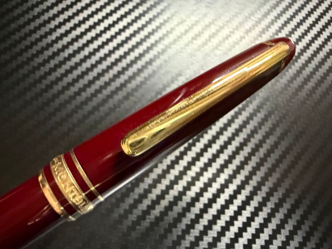 モンブラン マイスターシュテュック 144 ボルドー 全金 M 中字 万年筆