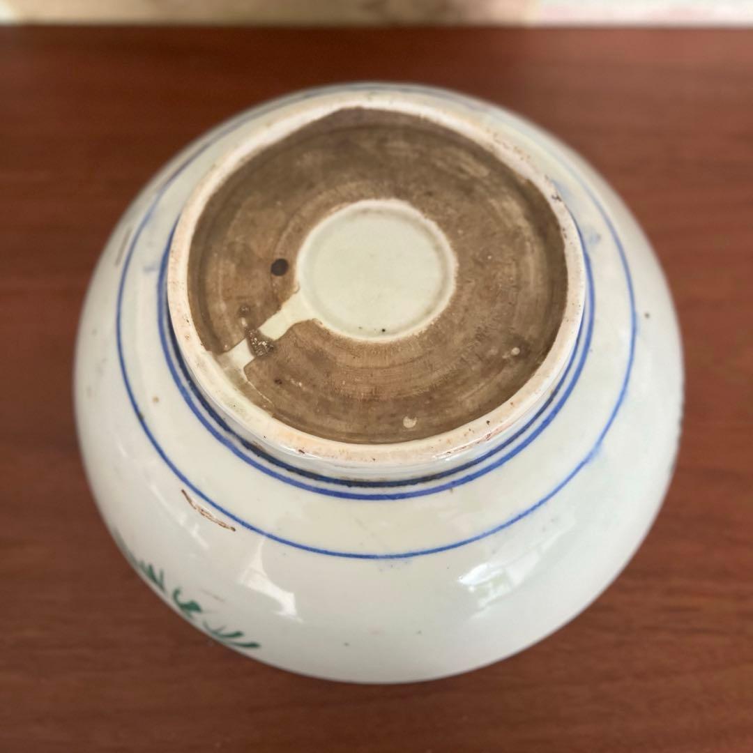 お皿　骨董品　鉢　陶芸品　芸品　工芸品　直径22.5センチ　高さ8センチ