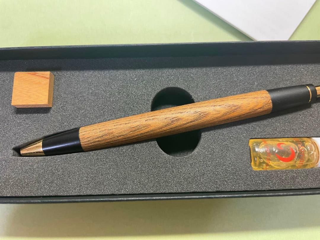 【★eve★】野原工芸　欅　旧型　シャープペンシル　 芯ケース　桑