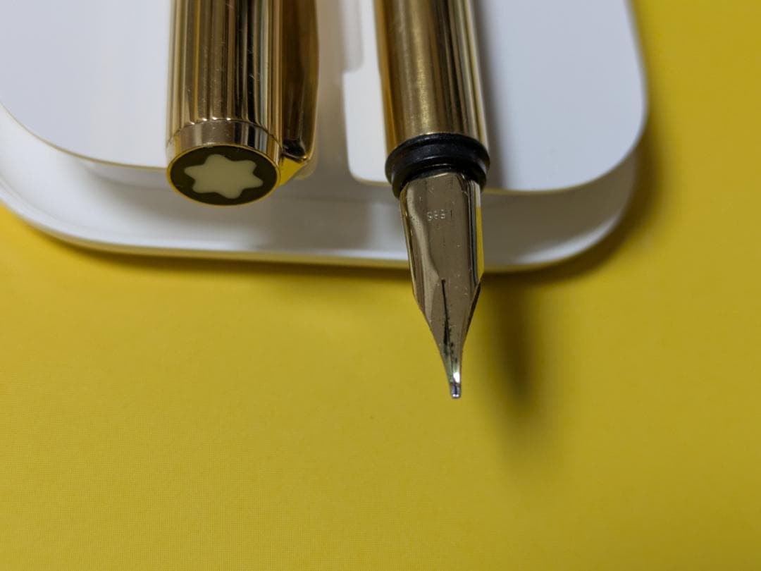 MONTBLANC モンブラン万年筆 ノブレス ペン先 F(細字) 金