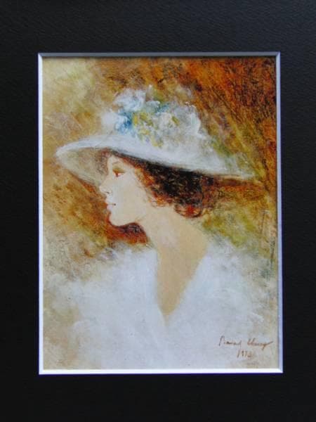 B・シャロワ、ヴァージニア、日本未発売・限定画集画、額付