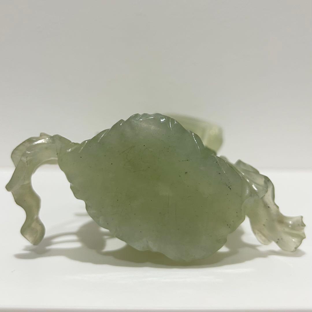中国美術 翡翠 天女 置物