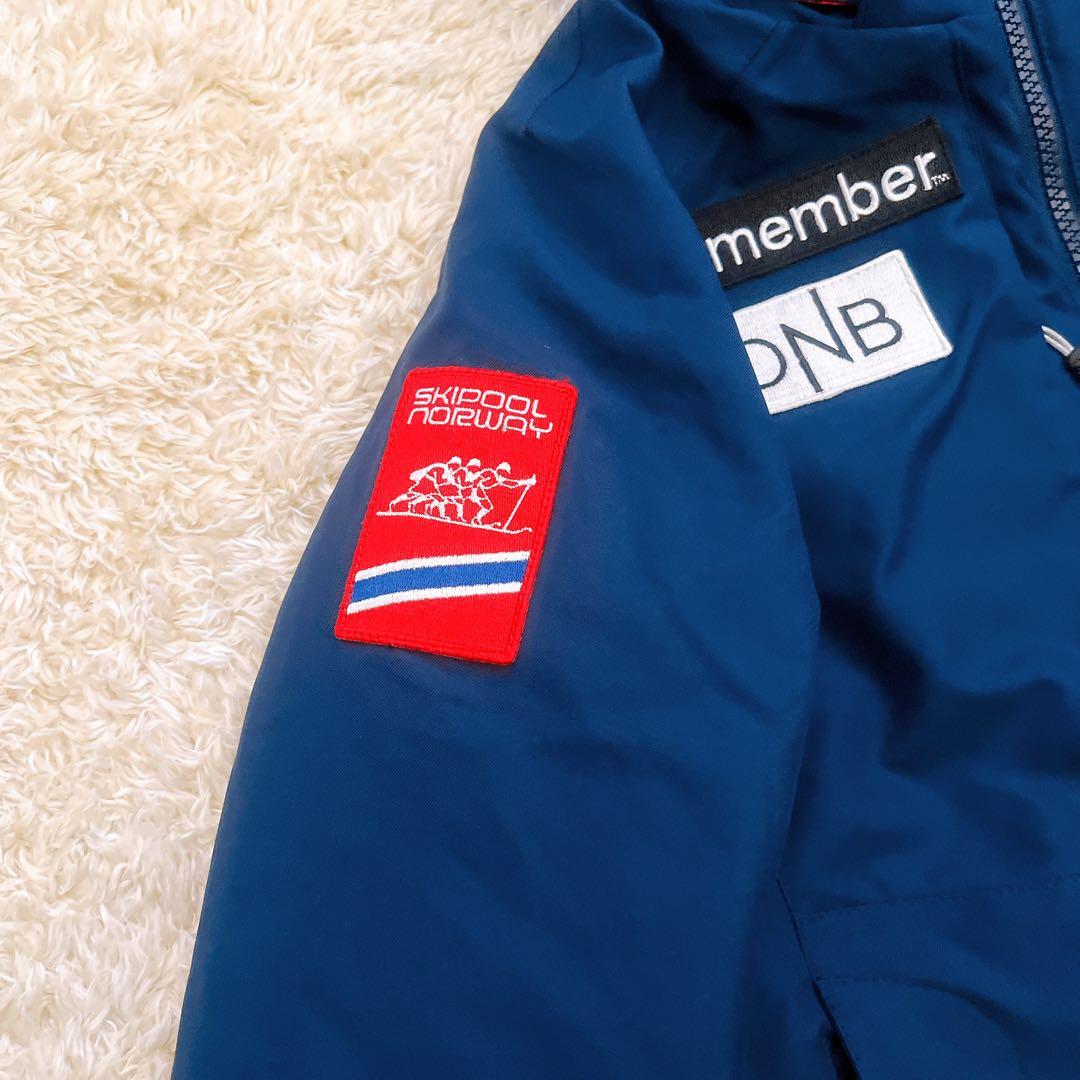 【フェニックス】スキーウェア　キッズ　上下セット　ネイビー　レッド　130 防寒