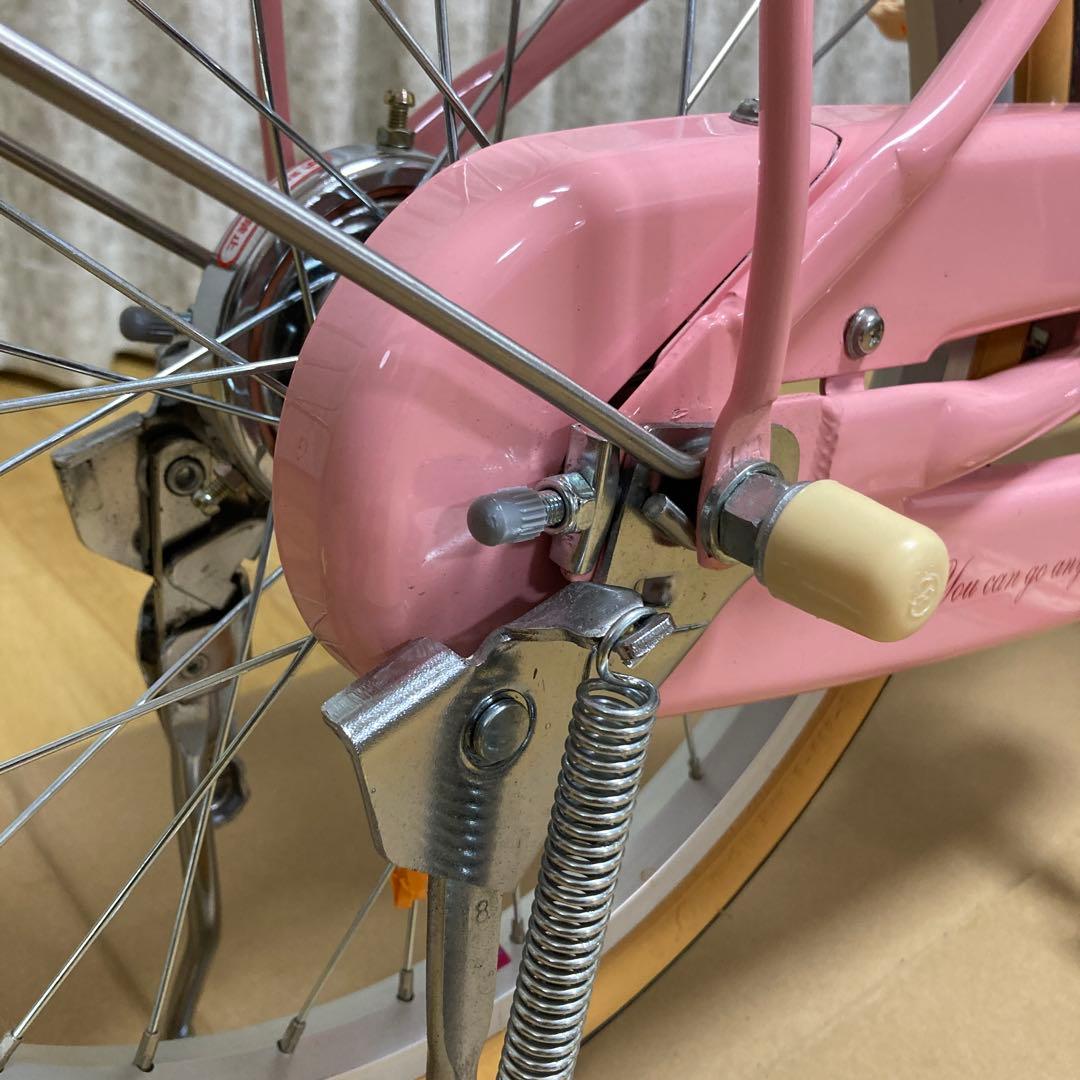 【美品】ブリヂストン　子ども用自転車　18インチ　ピンク