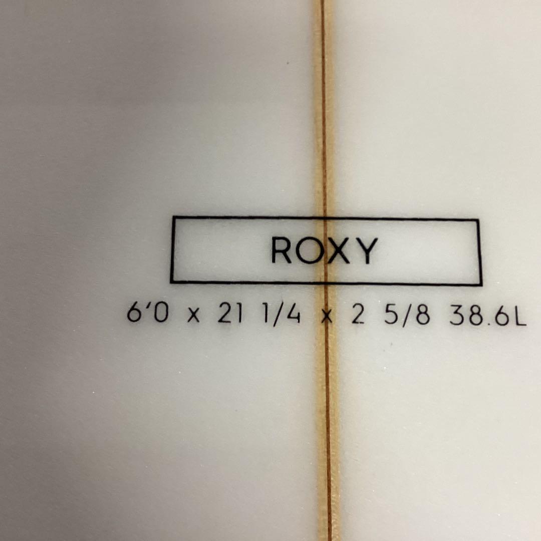 新品女子に大人気ROXY183cｍ6’0テイクオフ楽々フィッシュ展示品格安白