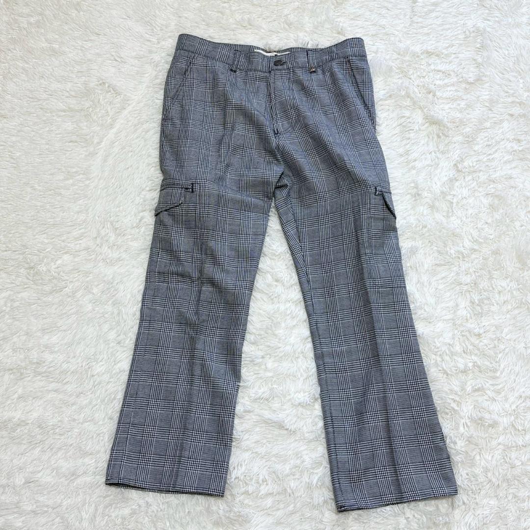 MARK&LONA チェック柄カーゴパンツ S ゴルフ メンズ キムタク